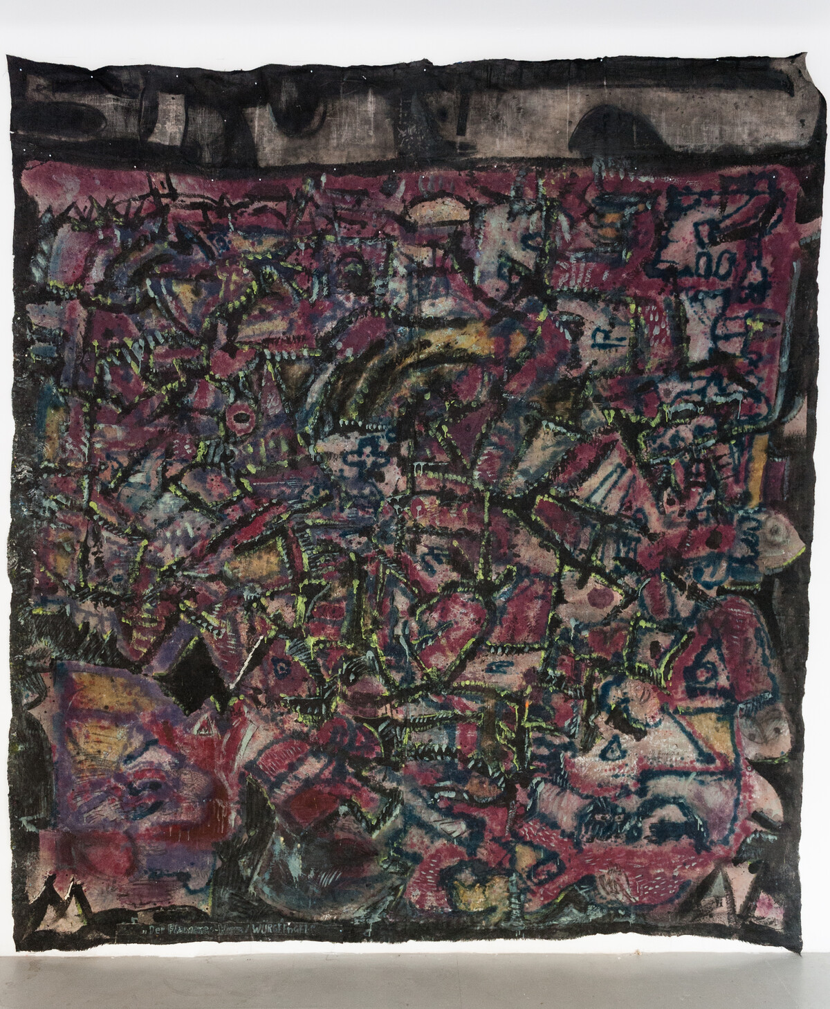 Matthias Bernhard, Der Flamenco – Wurm / WÜRGEENGEL, 2017