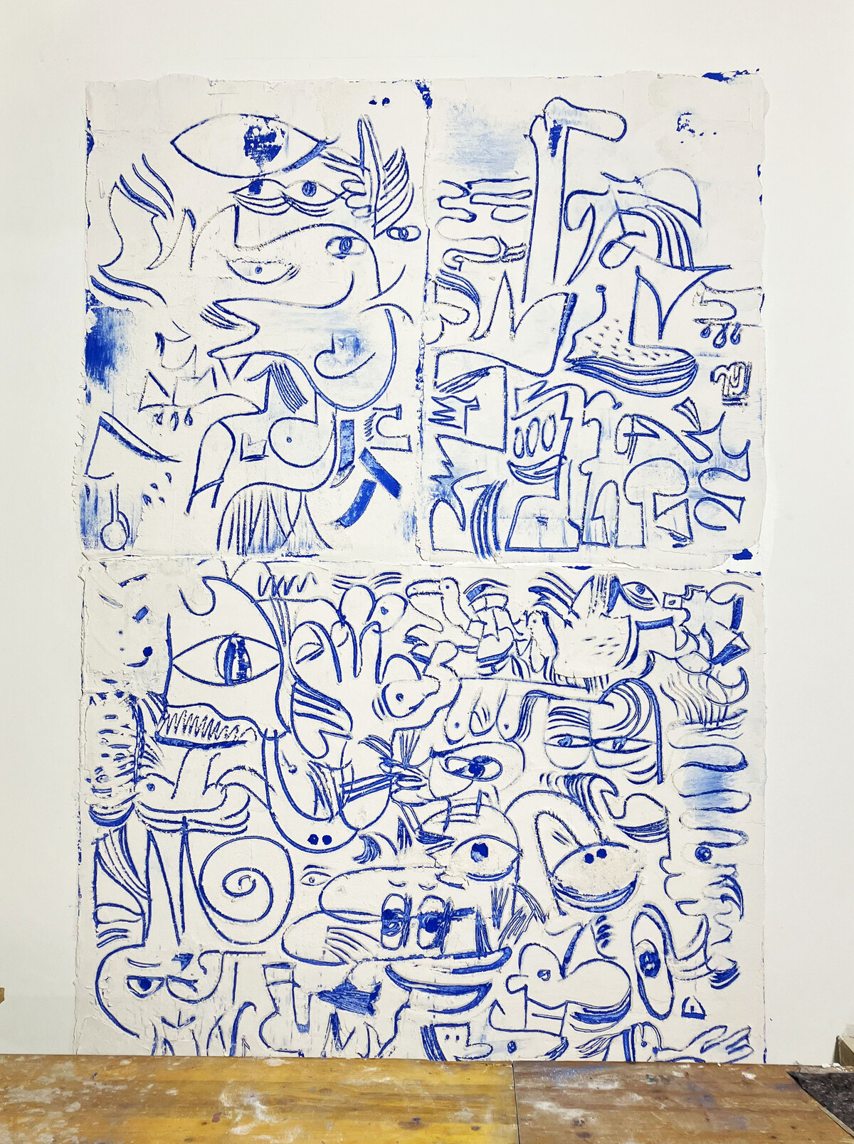 Matthias Bernhard, Sgraffito privat, 2022