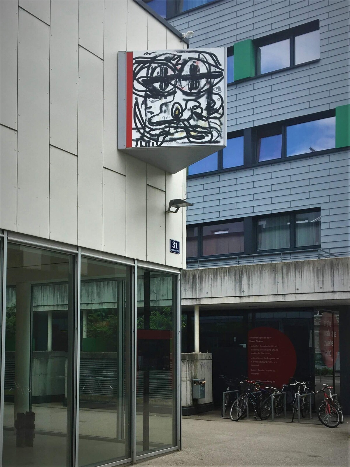 Matthias Bernhard, Intervention, Stadtgalerie Lehen, Salzburg, 2022